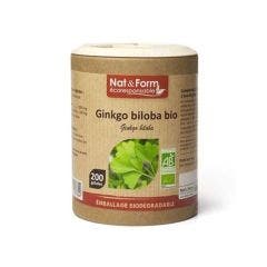 GINKGO BILOBA BIO 200 Gélules Nat&Form