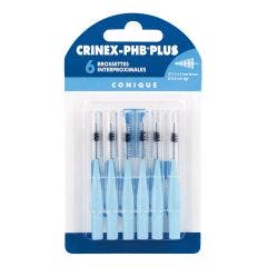 Brossettes Interdentaires Conique X6 Phb Plus Crinex