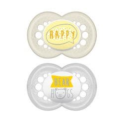Sucettes Symetriques Silicone X2 18 Mois Et Plus Mam