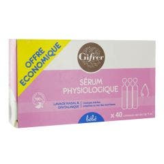 Serum Physiologique Bebe 40x5ml Physiologica Physiologica Gifrer
