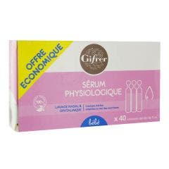 Serum Physiologique Bebe 40x5ml Physiologica Physiologica Gifrer