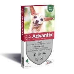 Pipettes Pour Tres Petit Chien De 1.5 A X4 4kg Advantix