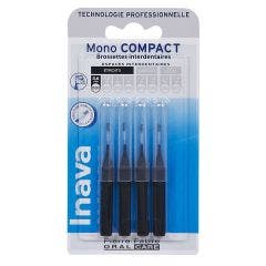 Brossettes Interdentaires 0.6mm Noir X4 Mono Compact Inava
