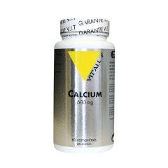 Calcium 60 Comprimes 600mg 60 Comprimés Vit'All+