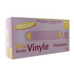 Gants Vinyle Sans Poudre X100 L 8-9 Emilabo Cooper