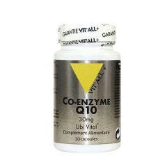 Co-enzyme Q10 30 Capsules Ubi Vital + 30mg Vit'all 30 CAPSULES Vit'All+
