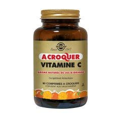 Vitamine C 90 Comprimes A Croquer Arome Orange 500mg Solgar
