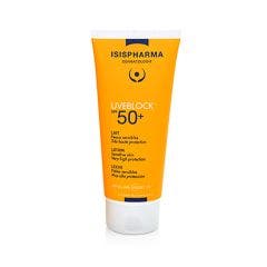 Lait Tres Haute Protection Spf50+ Peaux Sensibles 100ml Uveblock Isispharma