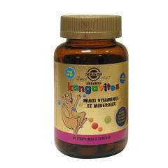 Kangavites Enfants Fruits Rouges 60 Comprimes A Croquer Solgar