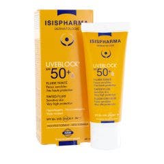 Fluide Teinte Spf50+ Peaux Sensibles 40ml Uveblock Isispharma