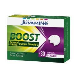 Boost Vitamine C Ginseng Guarana 30 Comprimes A Croquer Juvamine