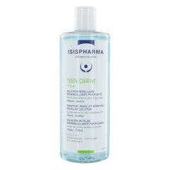 Solution Micellaire Purifiante Aqua Peaux Mixtes A Grasses 400ml Teen Derm Isispharma