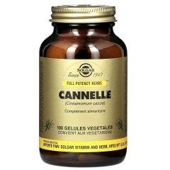Cannelle 100 Gelules Vegetales Solgar