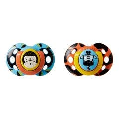 Sucette Symetrique X2 Fun Style 18 - 36 Mois Tommee Tippee