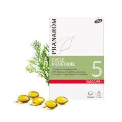 N°5 Cycle Menstruel Bio 30 Capsules Oleocaps+ Oléocaps Pranarôm