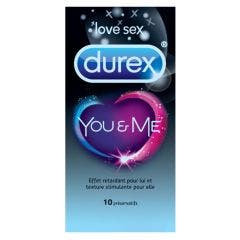 Préservatifs effet retardant x10 You&Me Durex