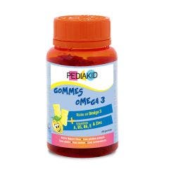 Gommes Omega3 Gout Citron 60 Oursons Pediakid