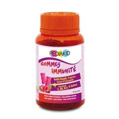 Gommes Immunite Gout Framboise 60 Oursons Pediakid