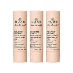 Lot de 3 Stick Levres Hydratant 4g Reve De Miel Nuxe