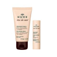 Creme Mains Et Ongles + Stick Levres Hydratant 30ml Reve De Miel Nuxe