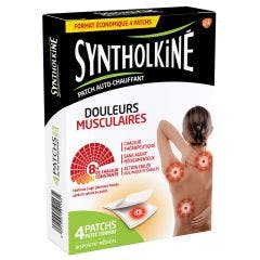 Patch Auto Chauffant Petit Format X4 Douleurs Musculaires Syntholkine Synthol