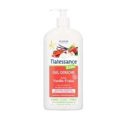Gel Douche Vanille Fraise Bio 500ml Kids Natessance
