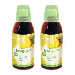 Draineur Ultra Gout Ananas 2x500ml Milical