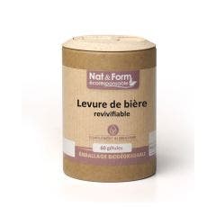 Levure De Biere Revivifiable 60 Gelules Nat&form Nat&Form
