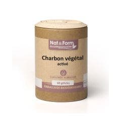 Charbon Vegetal Active 60 Gelules Nat&form Nat&Form
