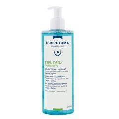 Gel Nettoyant Purifiant Gel Sensitive Peaux Sensibles Mixtes A Grasses 400ml Teen Derm Isispharma