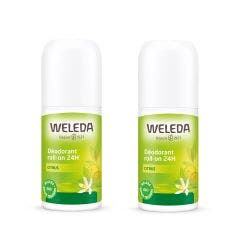 Citrus Roll On 24h 2x50ml Deodorant Weleda