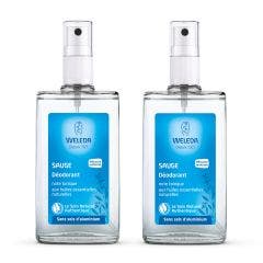 A La Sauge Efficacite Renforcee 2x100ml Deodorant Weleda