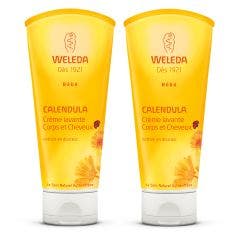 Creme Lavante Corps Et Cheveux Bebe 2x200ml Calendula Weleda