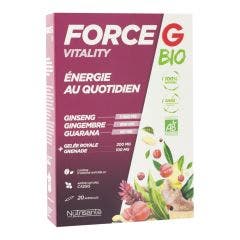 Vitality Bio 20 Ampoules Force G Energie Au Quotidien 200ml Nutrisante