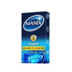 Preservatifs Securite Et Confort x6 Super Easy Fit Manix