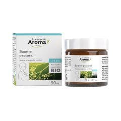 Baume Pectoral Aux Huiles Essentielles Bio +6 Ans 50ml Le Comptoir Aroma