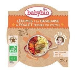 Plat Repas Assiette Jour Avec Morceaux Des 15 Mois 260g Babybio