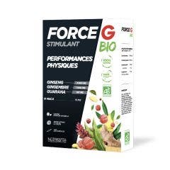 Stimulant Bio 20 Ampoules Force G Performances Physiques Nutrisante
