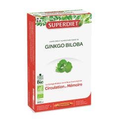 GINKGO BILOBA CIRCULATION 20 AMPOULES SUPERDIET
