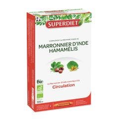 Marronier D'inde Hamamelis Circulation 20 Ampoules 15ml Superdiet