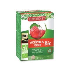 Acerola 1000 Bio 24 comprimés à croquer Superdiet