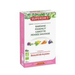 QUATUOR BARDANE BEAUTE DE LA PEAU BIO 20 AMPOULES SUPERDIET
