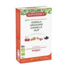 Quatuor Fatigue Bio 20 Ampoules 15 ml Superdiet