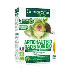 Artichaut Radis Noir 20 Ampoules Bio 200ml Santarome