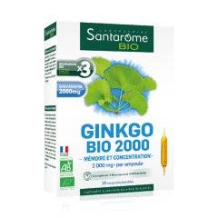 Gingko 2000 20 Ampoules Bio Santarome