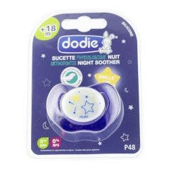 Sucette Physiologique En Silicone Nuit 18 Mois Et Plus Dodie