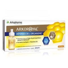 Défenses de l'Organisme Gelée Royale 7 unidoses Arkoroyal Arkopharma
