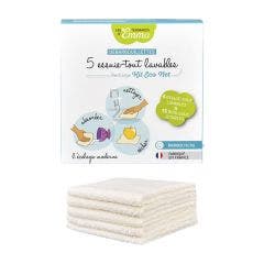 Debarbouillettes Bambou Ecru X5 Eco Net Les Tendances D'Emma