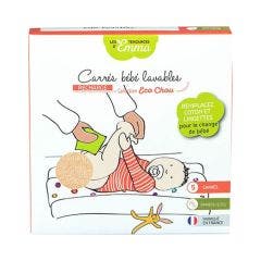 Carres Bebe Lavables Bambou Ecru X5 Eco Chou Les Tendances D'Emma