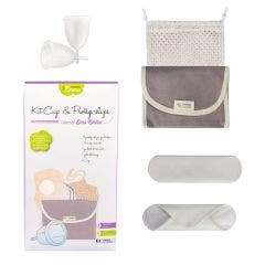 Kit Eco Libri Emma Si Belle Cup Proteges Slips + Cup Les Tendances D'Emma